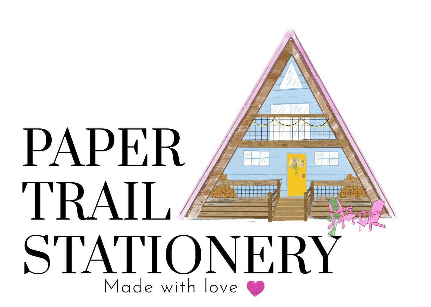 Nordic Skiers Winter Wonderland Greeting Cards - Set of 4