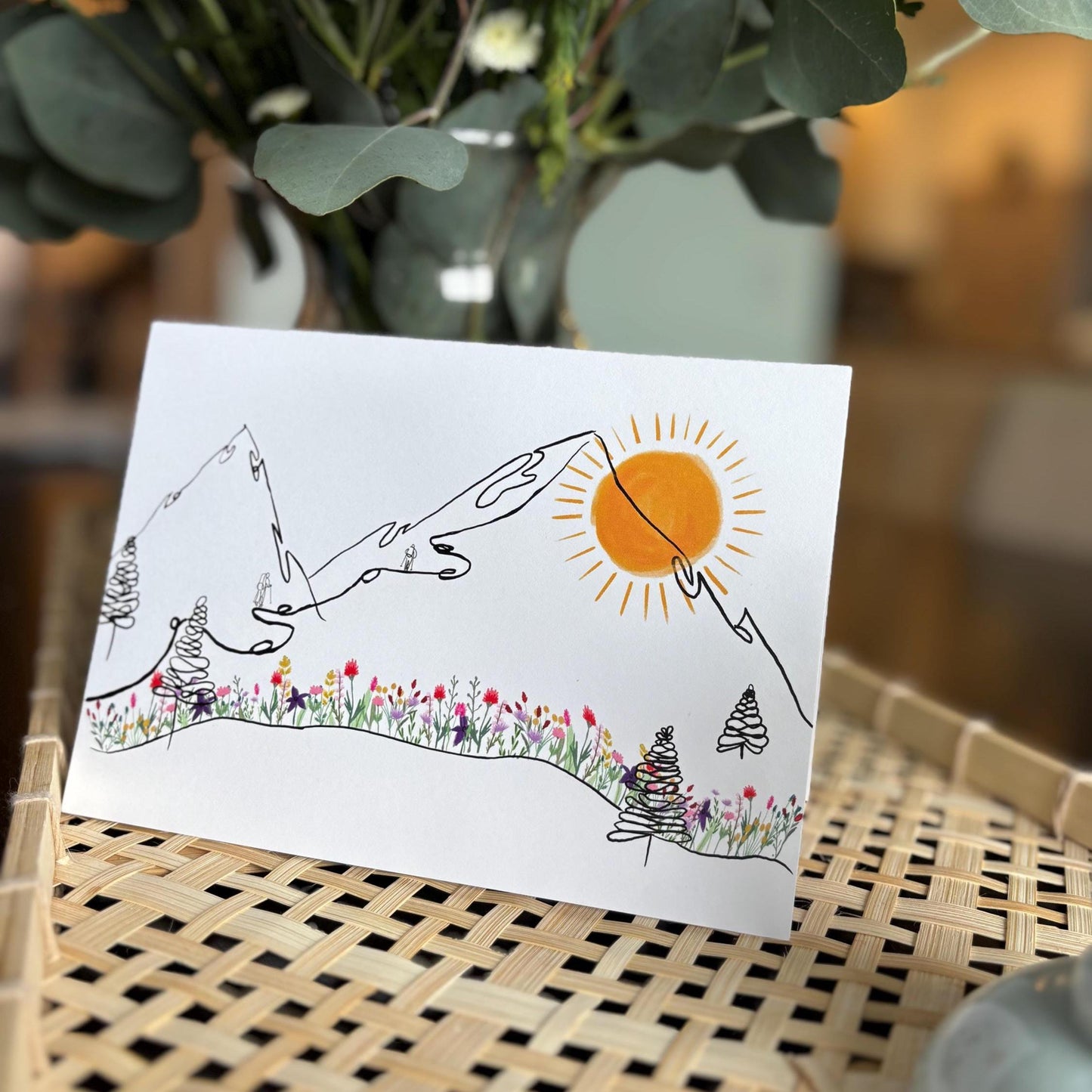 Spring Tulips & Alpine Blooms! Greeting Cards Set of 4