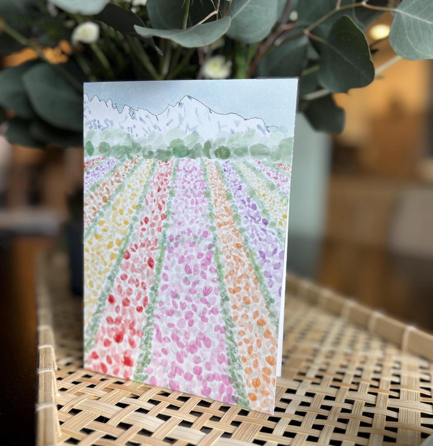 Spring Tulips Greeting Cards Set of 4