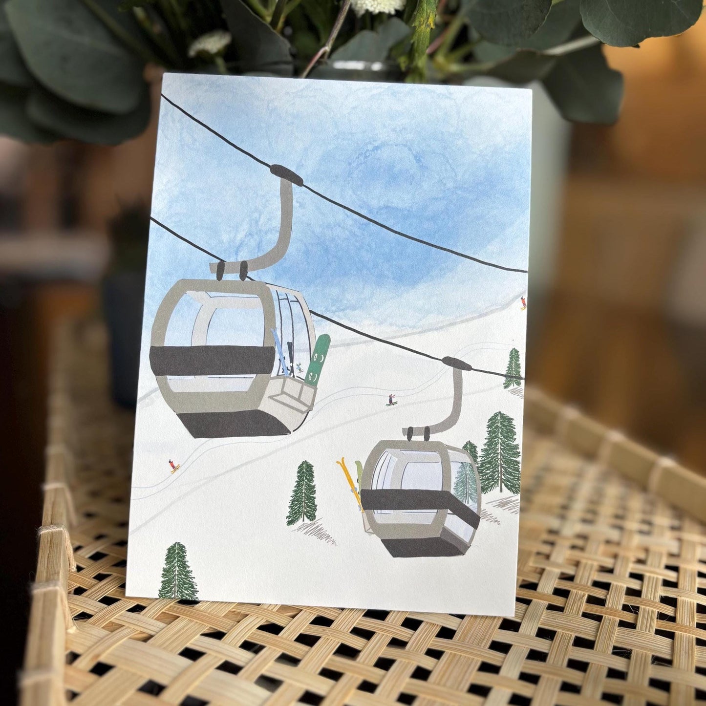 From Winter Snow to Summer Glow – Gondola Postcards (Set of 4)